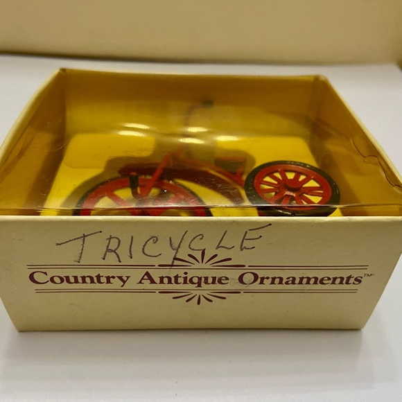Vintage, Rare, Country Antique Toy- Ornaments- Tricycle - Picture 3 of 11